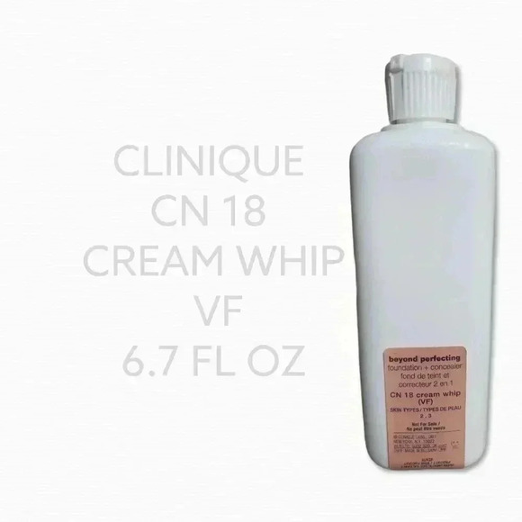 Clinique Beyond Perfecting Foundation + Concealer CN 18 Cream Whip 6.7 FL OZ NEW - Picture 1 of 2